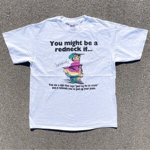 Vtg 1995 Jeff Foxworthy Redneck T-Shirt Hanes L